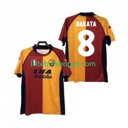 Camisola Homem AS Roma AKATA 8 2000-2001 Retro Principais Equipamento Manga Curta
