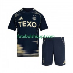 Camisola Júnior Aberdeen Alternativa Equipamento 2025-2026 Manga Curta