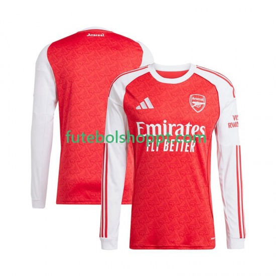 Camisola Homem Arsenal Principais Equipamento 2025-2026 Manga Comprida