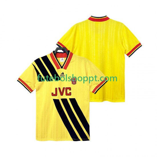 Camisola Homem Arsenal 1993 Retro Alternativa Equipamento 1994 Manga Curta