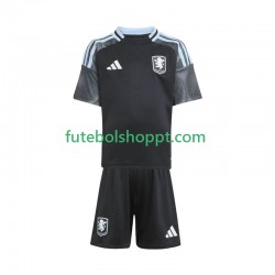 Camisola Júnior Aston Villa Alternativa Equipamento 2025-2026 Manga Curta