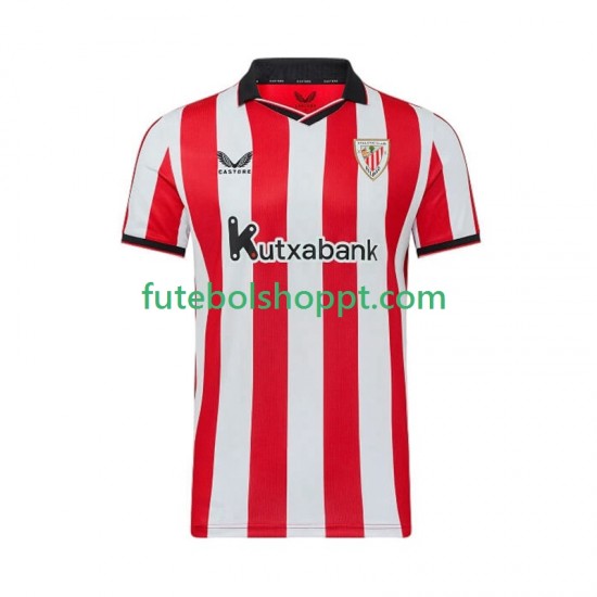 Camisola Homem Athletic Bilbao Principais Equipamento 2025-2026 Manga Curta