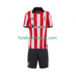 Camisola Júnior Athletic Bilbao Principais Equipamento 2025-2026 Manga Curta