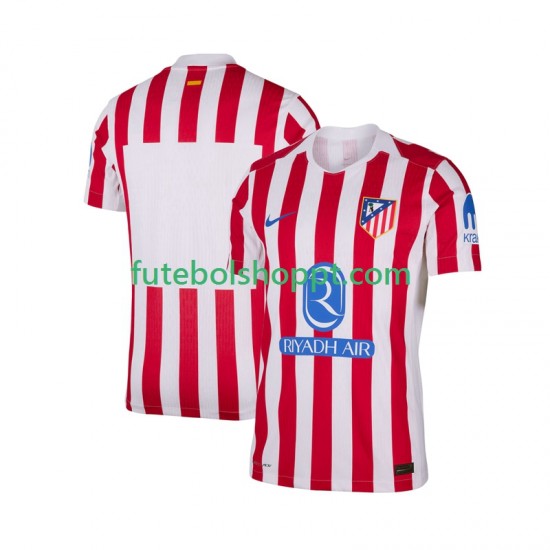 Camisola Homem Atlético Madrid Principais Equipamento 2025-2026 Manga Curta