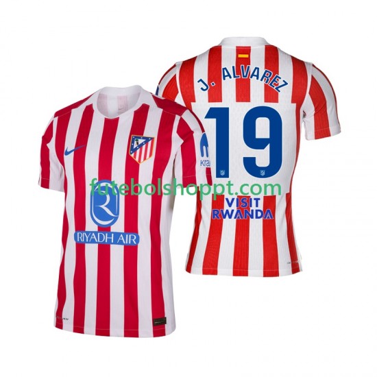 Camisola Homem Atlético Madrid Julian Alvarez 19 Principais Equipamento 2025-2026 Manga Curta