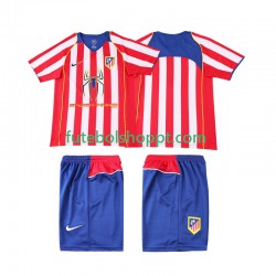 Camisola Júnior Atlético Madrid 2005 Retro Principais Equipamento 2004 Manga Curta