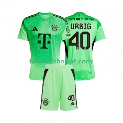 Camisola Júnior Bayern de Munique Jonas Urbig 40 Guarda-redes Principais Equipamento 2025-2026 Manga Curta