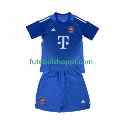 Camisola Júnior Bayern de Munique Guarda-redes Alternativa Equipamento 2025-2026 Manga Curta
