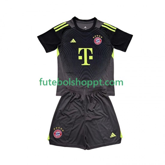 Camisola Júnior Bayern de Munique Guarda-redes Terceiro Equipamento 2025-2026 Manga Curta