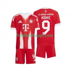 Camisola Júnior Bayern de Munique Harry Kane 9 Principais Equipamento 2025-2026 Manga Curta