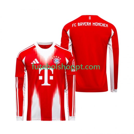 Camisola Homem Bayern de Munique Principais Equipamento 2025-2026 Manga Comprida