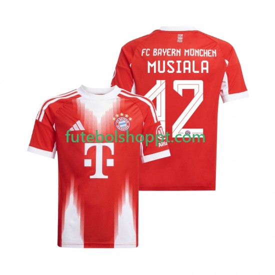 Camisola Homem Bayern de Munique Jamal Musiala 42 Principais Equipamento 2025-2026 Manga Curta