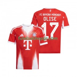 Camisola Homem Bayern de Munique Michael Olise 17 Principais Equipamento 2025-2026 Manga Curta