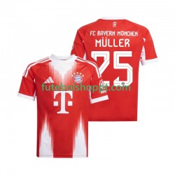 Camisola Homem Bayern de Munique Thomas Muller 25 Principais Equipamento 2025-2026 Manga Curta