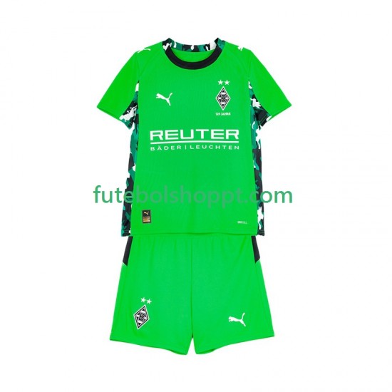 Camisola Júnior Rússia Bo Monchengladbach Alternativa Equipamento 2025-2026 Manga Curta