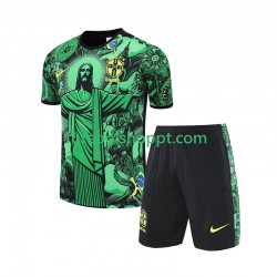 Júnior Brasil JESUS Special Football Shirts Principais Equipamento 2024-2025 Manga Curta