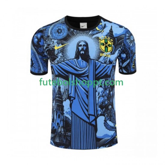 Camisola Homem Brasil Jesus Principais Equipamento 2024-2025 Manga Curta