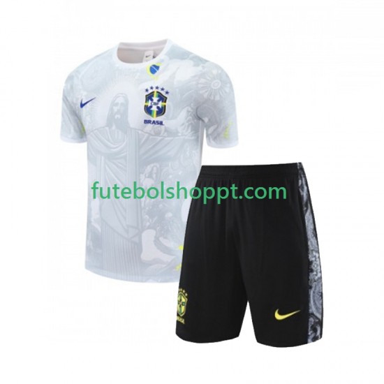 Júnior Brasil Special JESUS Football Shirts Principais Equipamento 2024-2025 Manga Curta