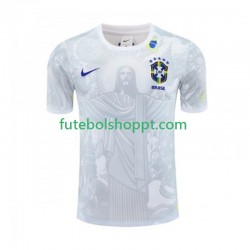 Camisola Homem Brasil Special Jesus Principais Equipamento 2024-2025 Manga Curta