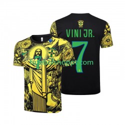 Camisola Homem Brasil Vinicius Junior 7 Jesus Principais Equipamento 2024 Manga Curta