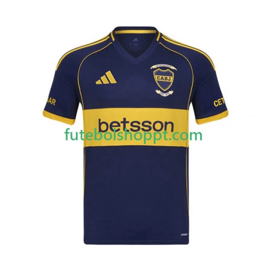 Camisola Homem CA Boca Juniors Principais Equipamento 2025-2026 Manga Curta