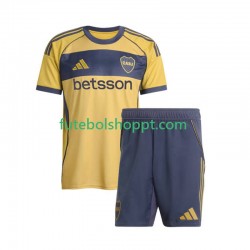 Camisola Júnior CA Boca Juniors Alternativa Equipamento 2025-2026 Manga Curta
