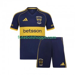 Camisola Júnior CA Boca Juniors Principais Equipamento 2025-2026 Manga Curta
