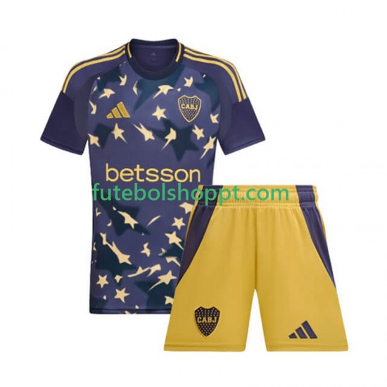 Camisola Júnior CA Boca Juniors Terceiro Equipamento 2025 Manga Curta
