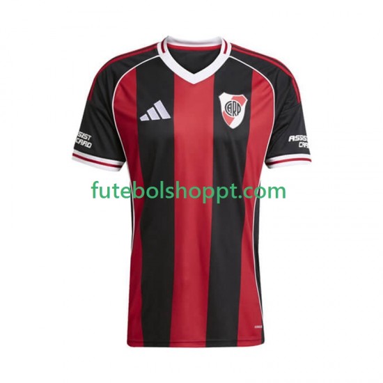 Camisola Homem CA River Plate Alternativa Equipamento 2025 Manga Curta