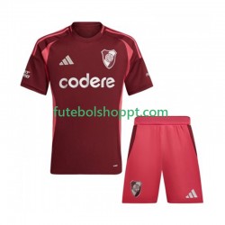 Camisola Júnior CA River Plate Alternativa Equipamento 2024-2025 Manga Curta