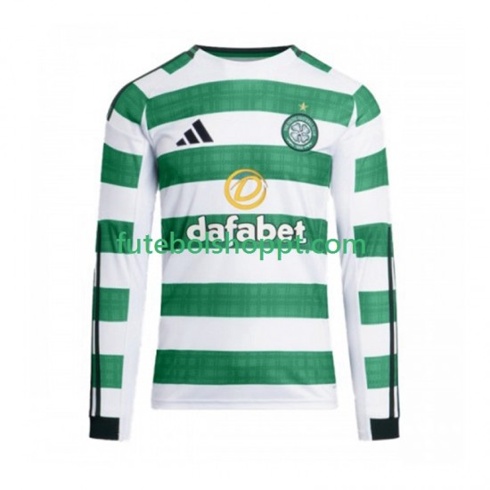 Camisola Homem Celtic FC Principais Equipamento 2025-2026 Manga Comprida