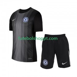 Camisola Júnior Chelsea Guarda-redes Principais Equipamento 2025-2026 Manga Curta