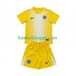 Camisola Júnior Chelsea Guarda-redes Terceiro Equipamento 2025-2026 Manga Curta