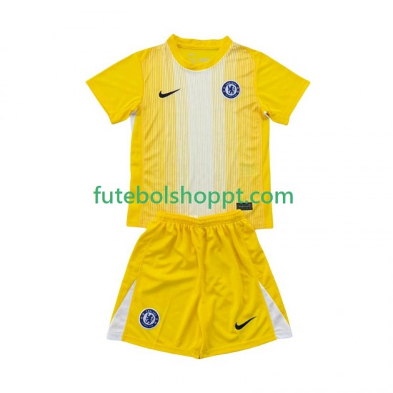 Camisola Júnior Chelsea Guarda-redes Terceiro Equipamento 2025-2026 Manga Curta