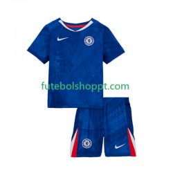 Camisola Júnior Chelsea Principais Equipamento 2025-2026 Manga Curta