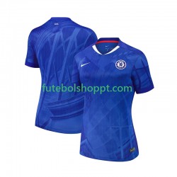 Camisola Mulher Chelsea Principais Equipamento 2025-2026 Manga Curta