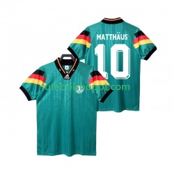 Camisola Homem Alemanha MATTHAUS 10 1992 Retro Alternativa Equipamento Manga Curta