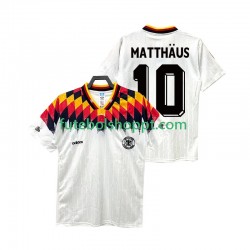 Camisola Homem Alemanha MATTHAUS 10 Retro Principais Equipamento 1994 Manga Curta