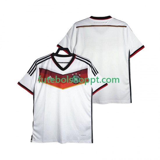 Camisola Homem Alemanha World Cup 2014 Retro Principais Equipamento Manga Curta