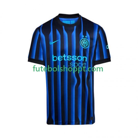Camisola Homem Inter de Milão Principais Equipamento 2025-2026 Manga Curta