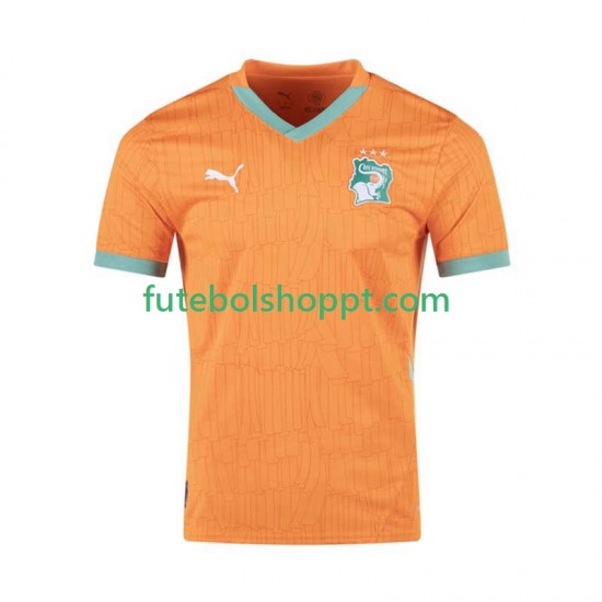 Camisola Homem Costa do Marfim Principais Equipamento 2025 Manga Curta