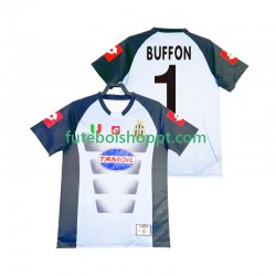 Camisola Homem Juventus Buffon 1 Guarda-redes Retro Principais Equipamento 2002-2003 Manga Curta
