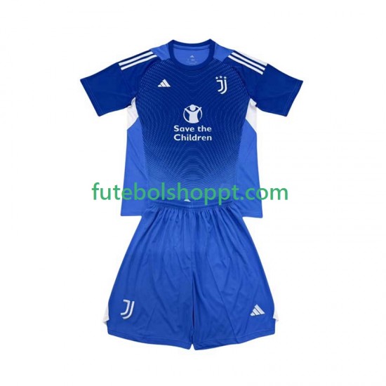 Camisola Júnior Juventus Guarda-redes Principais Equipamento 2025-2026 Manga Curta