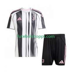 Camisola Júnior Juventus Principais Equipamento 2025-2026 Manga Curta