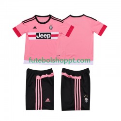 Camisola Júnior Juventus 2015 2016 Retro Alternativa Equipamento Manga Curta