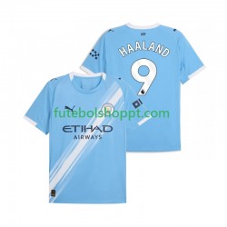 Camisola Homem Manchester City Erling Haaland 9 Principais Equipamento 2025-2026 Manga Curta