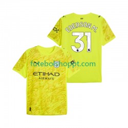 Camisola Homem Manchester City Ederson Moraes 31 Guarda-redes Terceiro Equipamento 2025-2026 Manga Curta