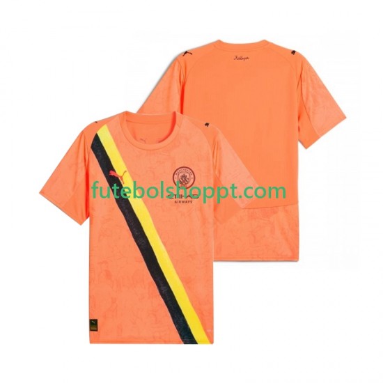 Camisola Homem Júnior Manchester City UPER Guarda-redes Principais Equipamento 2025-2026 Manga Curta