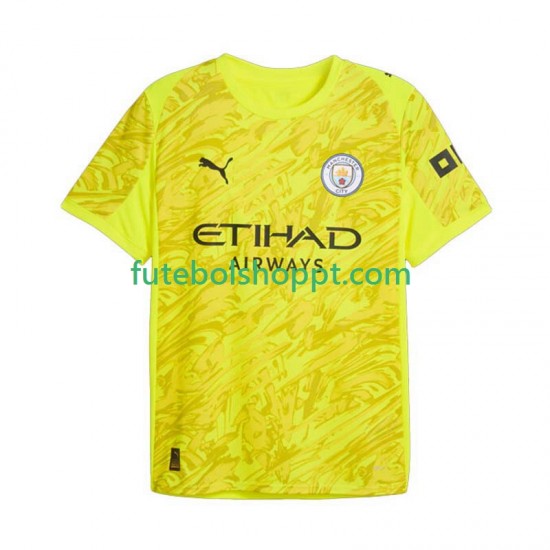 Camisola Homem Manchester City Guarda-redes Terceiro Equipamento 2025-2026 Manga Curta