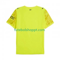 Camisola Homem Manchester City Guarda-redes Terceiro Equipamento 2025-2026 Manga Curta